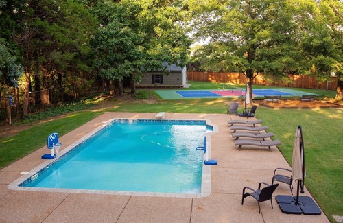 Cordova House | Vacation Destination! Pickleball, hot tub, huge pool, sauna, lake view, bunkroom