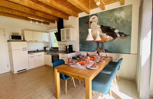 Plau am See House | Vacation home "FriediSee" in the first row with a panoramic view of the lake