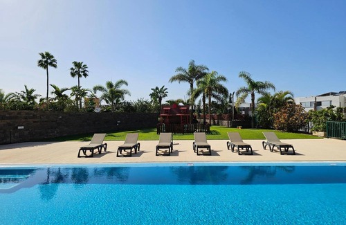 Costa Adeje Villa | Vacation Villa 'Karat Oasis Del Duque' with Sea View, Wi-Fi and Air Conditioning