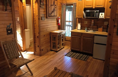 Boone Cabin | Valle Crucis Farm Cabin Rental offers hiking, fishing, sledding on property.