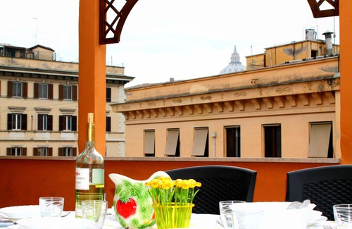 Vatican Apartment | Vatican Penthouse with Terrace - St Peter's Dome view