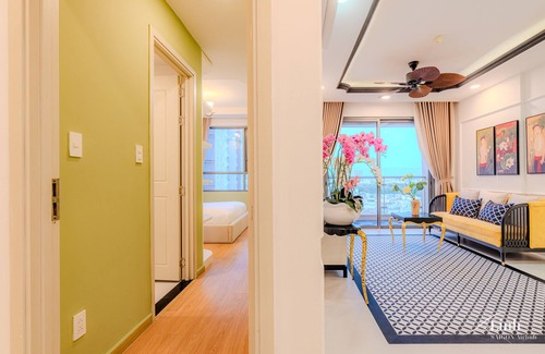 District 4 Apartment | Vietnamese Indochine Apartment 2BRs - 5 minutes drive to the heart of Saigon