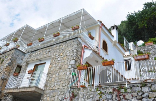 Arienzo Villa | View of the sea from the balcony
