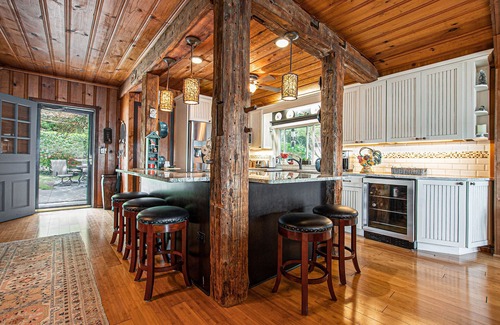 Ludington Cottage | Views abound from this lakefront charmer with in-ground pool