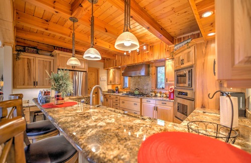 Maggie Valley House | Views, Hot Tub, Fire Pit, A Mountain Masterpiece
