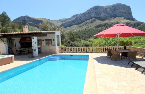 Arta Villa | Villa 10p. heatable pool+jacuzzi,dream location+view on village, sea + mountains