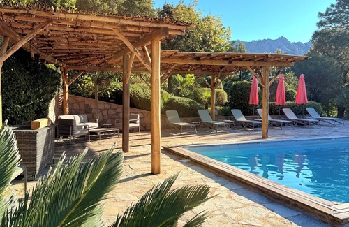 Conca Villa | Villa 8 persons with large swimming pool Conca Corse du sud