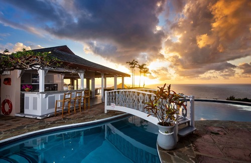 Saline Point Villa | Villa Albatross Nest with Stunning Panoramic Sea View