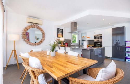 Cala Pi Villa | Villa 'Azul' with Shared Pool, Wi-Fi and Air Conditioning