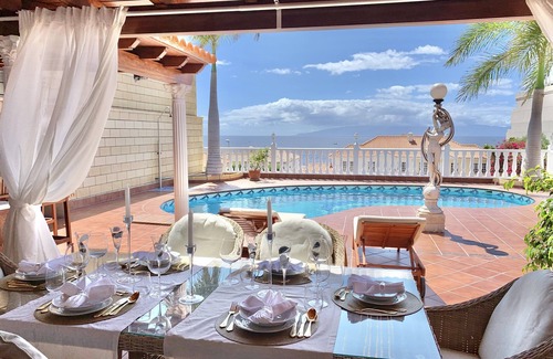Santiago del Teide Villa | Villa Claudia - Heated pool by VV Canary Ocean Homes