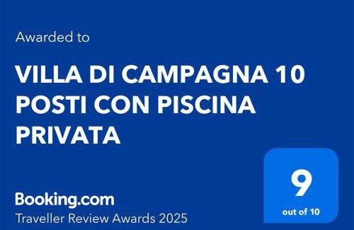 Castellina Marittima Apartment | VILLA DI CAMPAGNA 10 POSTI CON PISCINA PRIVATA