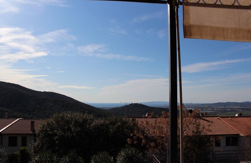 Scarlino Apartment | VILLA IN THE HILL SEA VIEW IN THE GREEN TUSCAN MAREMMA 10KM FROM THE BEACHES