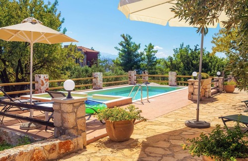 Chania Villa | Villa Kastro - Ágios Matthaíos ,Crete