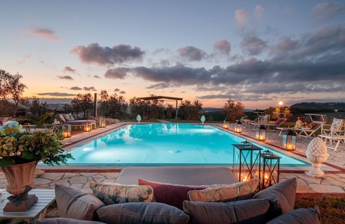 Peccioli Villa | VILLA LAJATICO Farmhouse with Private Pool and the Most Exciting View over the Hilltops