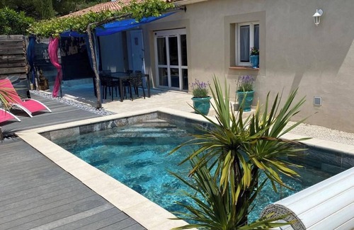 Tavel Villa | Villa les Lauriers Roses heated pool 10 min Avignon