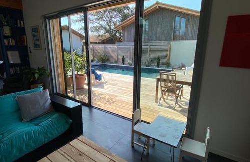 Seignosse Villa | Villa Lous Estéuts - Seignosse, Calme, Piscine