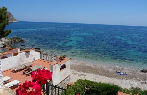 Capo Zafferano Villa | Villa luxurious on the seaside on two floors with ample terrace 12/14 beds
