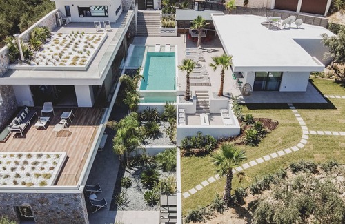 Kissamos Villa | Villa Lydia I Indoor Heated* pool & amazing seaview