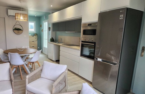 La Bree-les-Bains House | Villa ØBRÉA - F3 new with all comforts + garden, close to beach and market