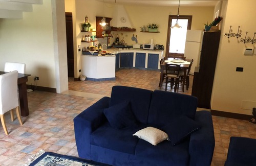 Casale Modica Villa | Villa Paradiso surrounded by green olive trees of olive and carob