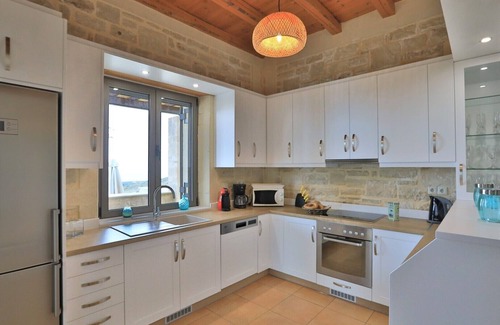 Monopari Villa | Villa Pegasus with fantastic panoramic views near Rethymnon