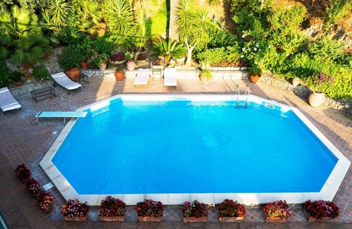 Pogerola Villa | Villa Pisani view on Capri Sorrento Amalfi Coast Pool and Large terraces