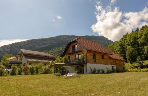Saint-Jorioz Villa | Villa Serenya Designer-Renovated Farmhouse with Panoramic Views of Lake Annecy by LLA Selections