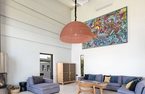Chorafakia Villa | Villa Shanti with Panoramic Sunset Near Sandy Beach Kalathas