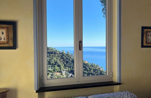 Zoagli Villa | Villa surrounded by greenery with sea view over the Gulf of Portofino
