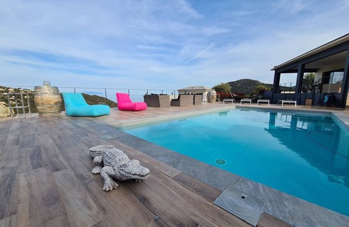 Santa-Maria-di-Lota Villa | Villa T4 with breathtaking sea and mountain views