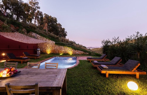 Agia Villa | Villa Thalia with Private Pool & Bio Garden