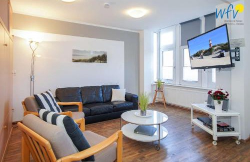 Borkum Apartment | Villa van Harten Ferienwohnung "Stueuermann"