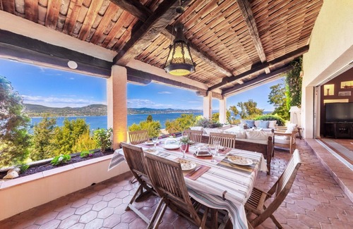 Cote d'Azur- French Riviera Villa | Villa with a magic view of Bay of Saint Tropez