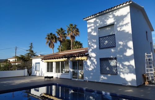 El Roc de Sant Gaieta House | Villa with huge private pool 5 m x 11 m, 800 yards from beach with Wifi
