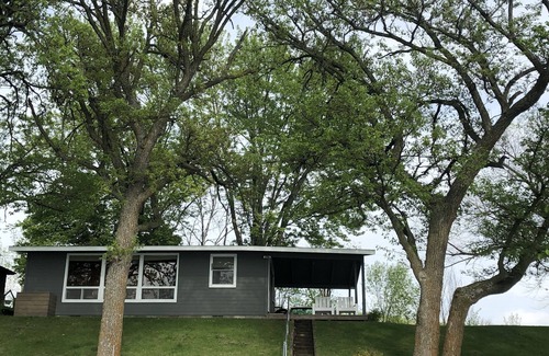 Pelican Rapids Cabin | Vintage mid-century cabin with beautiful lake view near Maplewood State Park