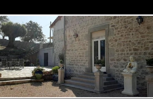 La Gimond Bed & Breakfast | Voltaire family guest room at Domaine de la plume