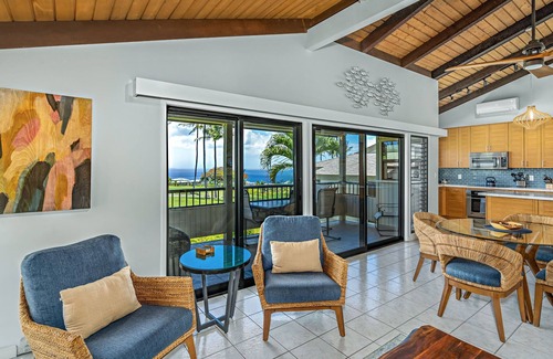 Wailea Condo | Wailea Ekolu 1204 - Modern Ocean View Condo w/large Lanai, King Bed, & Split AC