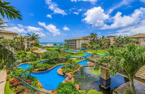 Wailua Condo | Waipouli Beach Resort Exquisite Ocean Front Condo in Oceanfront "H" Building