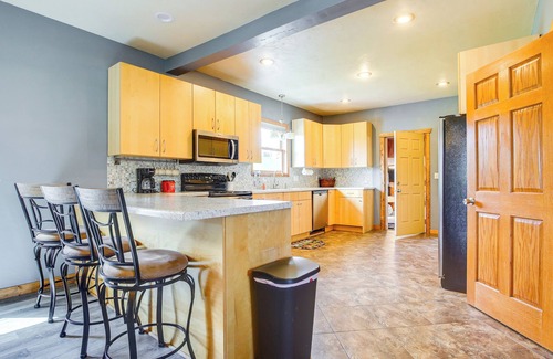 Algoma House | Walk to Beach: Home w/Game Room & Yard in Algoma!