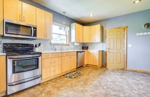 Algoma House | Walk to Beach: Home w/Game Room & Yard in Algoma!