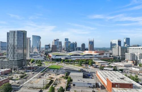 Downtown Nashville Apartment | Walk to Broadway, Pool, Gym, Parking at Cowboys & Playboys in Downtown Nashville