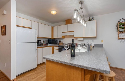 Downtown Leavenworth Condo | Walk to Downtown, Summer Air Conditioning and Free Parking, Pets, Grnd Flr