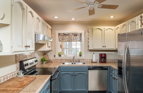 Fredericksburg House | Walk To Main. Hill Country Stone Haus With Unique Outdoor Pavillion