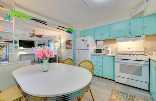 Kalkaska House | Walk to Manistee Lake Retro Cottage with Fire Pit!