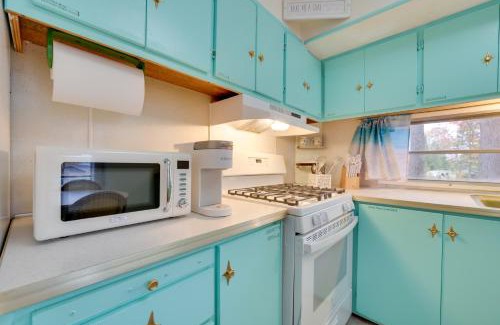 Kalkaska House | Walk to Manistee Lake Retro Cottage with Fire Pit!