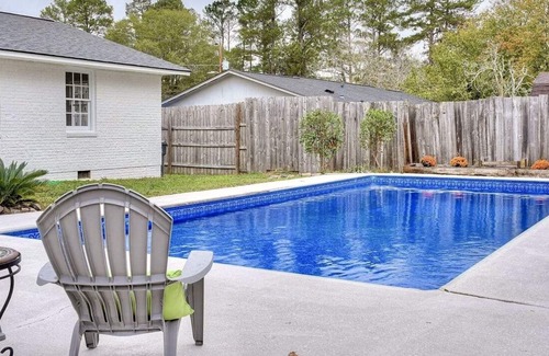 Augusta House | Walk to the Masters! Enjoy the spacious back patio or take a dip in the pool!