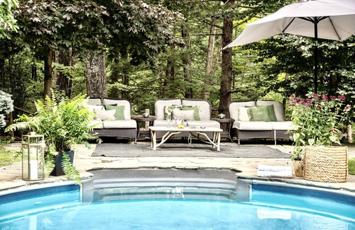 Woodstock House | Walk To Woodstock, Streamside W/In Ground Pool