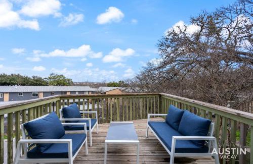 Barton Hills House | Walk to Zilker Patio w a View Elevated Balcony