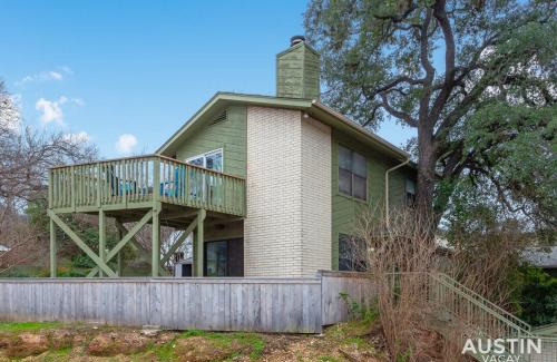 Barton Hills House | Walk to Zilker Patio w a View Elevated Balcony