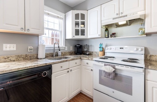Eastport House | Walkable Eastport Home with Firepit, Porch & Fenced-in Yard